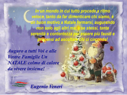 Auguri di Natale della Segretria Regionale Lazio