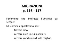 MIGRAZIONI p. 116
