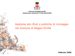 Nel Comune di Reggio Emilia