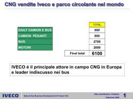 Presentazione Iveco CNG