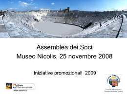 Iniziative promozionali 2009