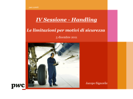 Le limitazioni per motivi di sicurezza - Dr. J