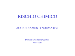 RISCHIO CHIMICO