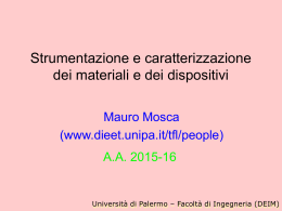 Diapositiva 1 - dieet - Università di Palermo