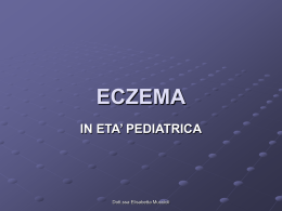 ECZEMA - PediatriaMuccioli