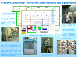 Fluorine Laboratory - Chemistry, Materials and Chemical Engineering