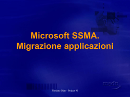 Microsoft SSMA. Migrazione applicazioni