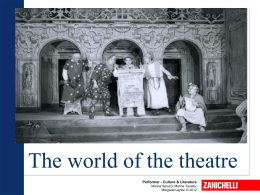The world of the theatre