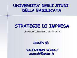 presentazione e cap 1 - Università degli Studi della Basilicata