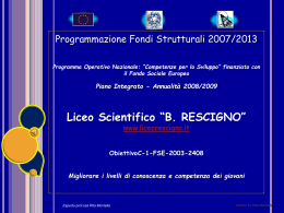 CORSO DI ALFABETIZZAZIONE DELL`INFORMAZIONE