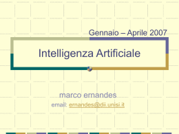 Game Playing - Dipartimento di Ingegneria dell`informazione e
