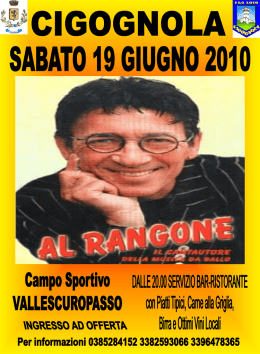 Diapositiva 1 - Comune di Cigognola