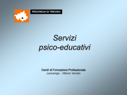 Presentazione servizi psico-educativi