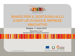 documenti per la presentazione della domanda
