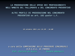 slides 18 10 2011 - Ordine dei Dottori Commercialisti e degli Esperti