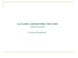 Nuove stategie di gestione della classe: la didatticadel confronto
