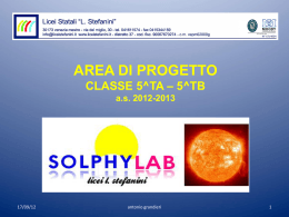 AREA DI PROGETTO CLASSE 5^TA – 5^TB a.s. 2012