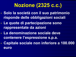 Societ&agrave; per azioni