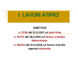 Le direttive sugli atipici