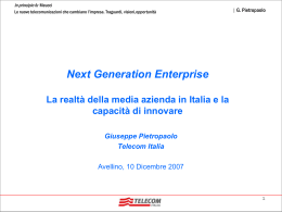 La realtà della media azienda in Italia e la capacità
