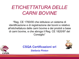 etichettatura carni