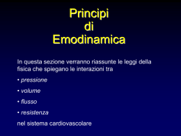 Principi di emodinamica
