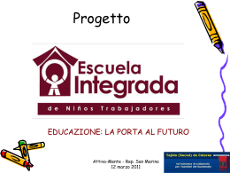 visualizza la presentazione del Progetto in ppt! - Attiva