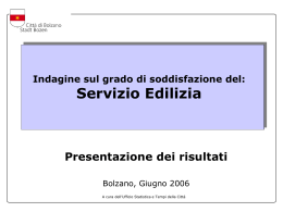 Risultati 2006 - Comune di Bolzano