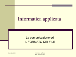 Formato file e file grafici