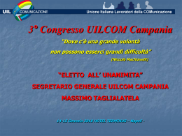 Segretario Generale UILCOM