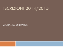 ISCRIZIONI 2013/2014 - Istitutocomprensivotravesio.it