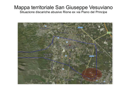Mappa territoriale San Giuseppe Vesuviano Situazione discariche