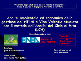 Università degli studi della calabria .(Italian)