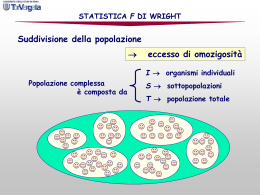 Statistica F di Wright