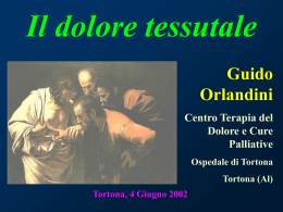 Il dolore tessutale