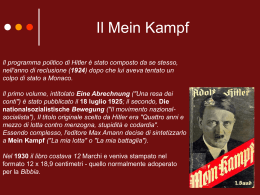 Mein Kampf e sulla questione ebraica
