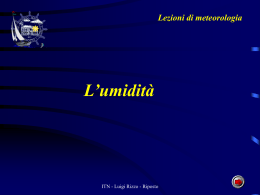 L`umidit&agrave; - Atuttascuola