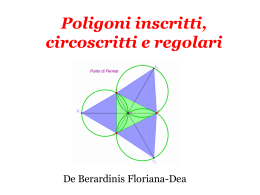 Poligoni inscritti, circoscritti e regolari