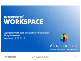 Slide WORKSPACE - istituto comprensivo g. falcone :::: copertino