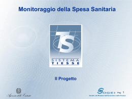 Monitoraggio della Spesa Sanitaria