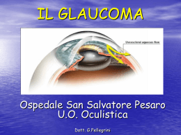 Il Glaucoma - Ordine dei Farmacisti della provincia di Pesaro e Urbino