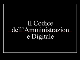 Il Codice dell`Amministrazione digitale 2