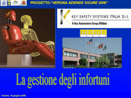 La gestione degli infortuni (ppt 484Kb)