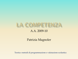 Lezione 17 novembre - alfabetico dei docenti 2009