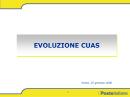 EVOLUZIONE CUAS - Incontro con le OOSS-