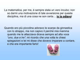 io e la matetica