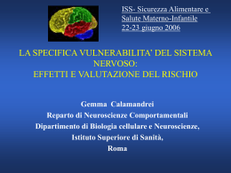 TERATOLOGIA COMPORTAMENTALE