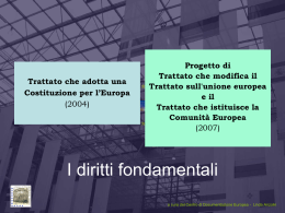 Preambolo e Articoli scelti - Centro di Documentazione Europea