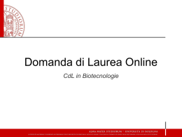LaureaOnline - Lauree e Lauree Magistrali