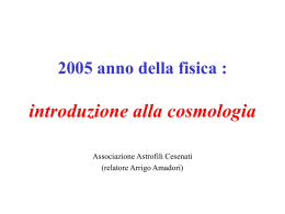 IntroduzioneAllaCosmologia